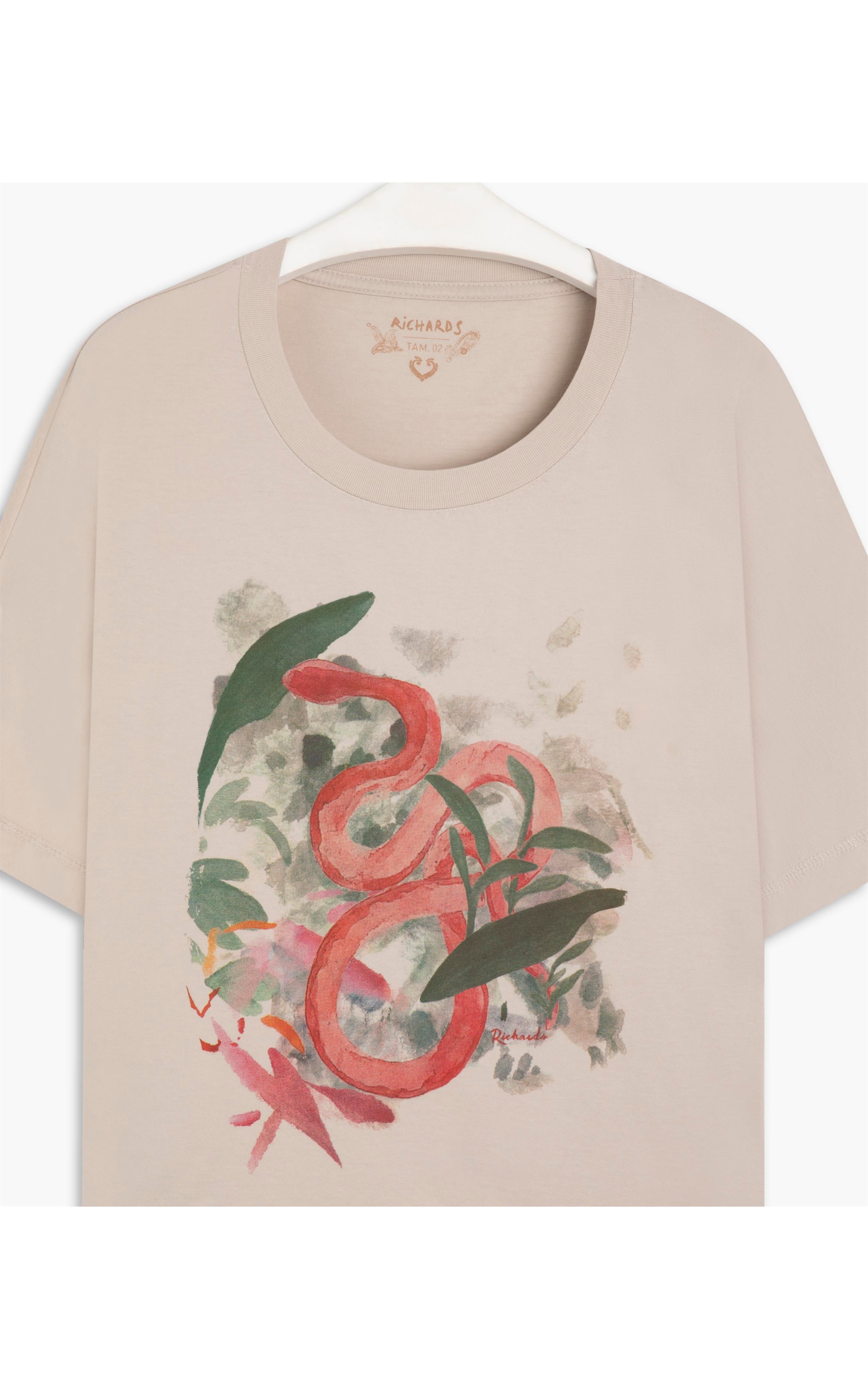 Blusa Magic Cobra Aquarela Gd Areia