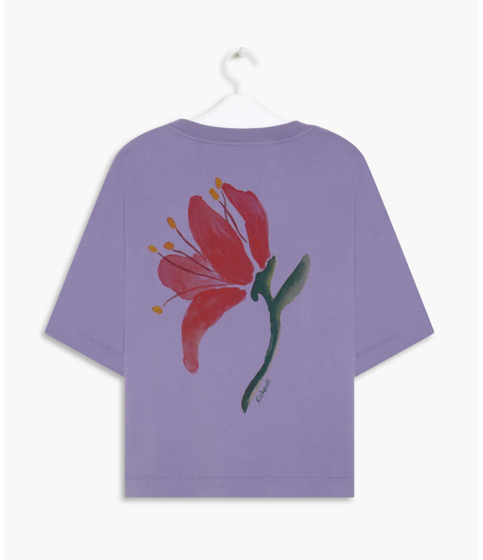 Blusa Magic Est Floral Azul Pervante
