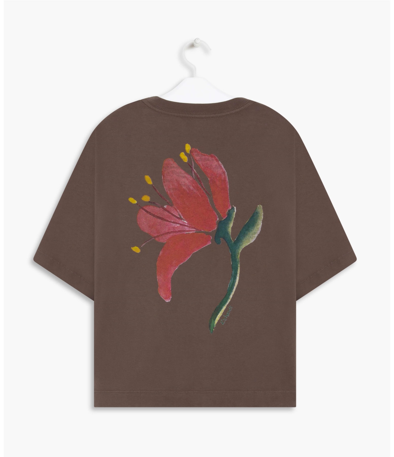 Blusa Magic Est Floral Tabaco
