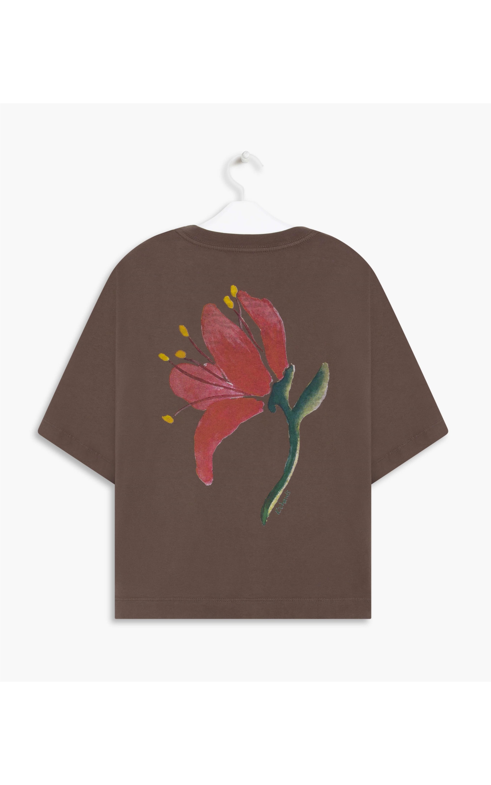 Blusa Magic Est Floral Tabaco