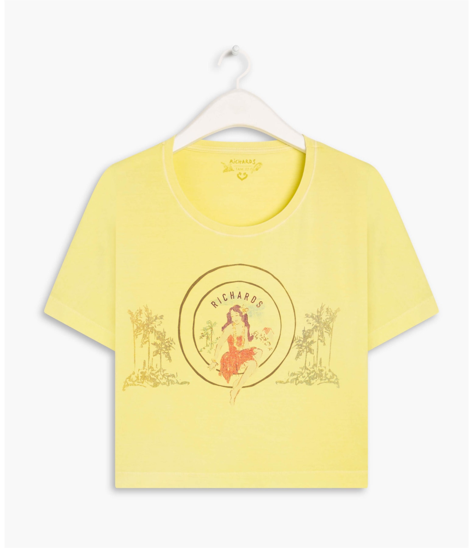 Blusa Magic Estampa Brasao Marble Lemon