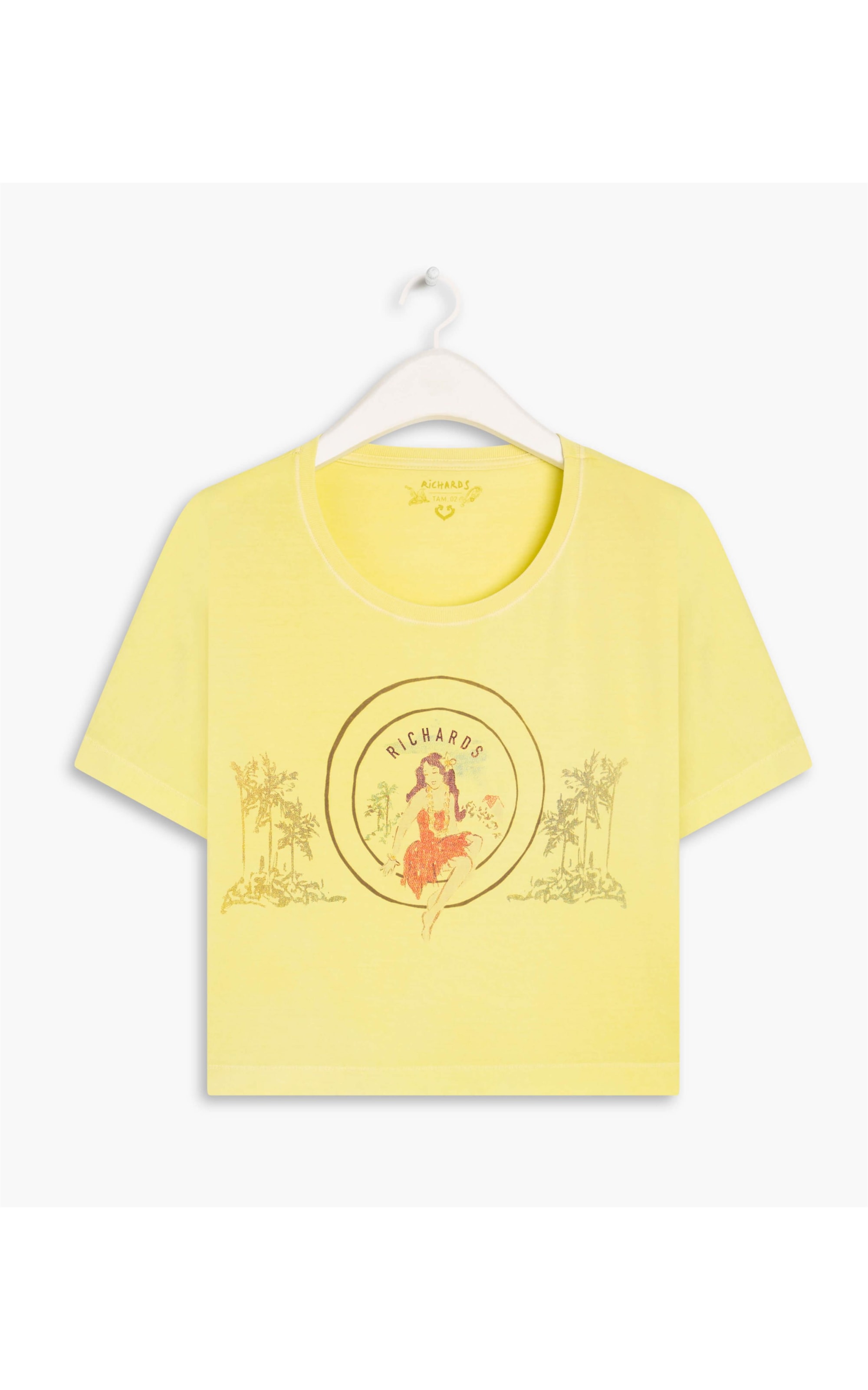 Blusa Magic Estampa Brasao Marble Lemon