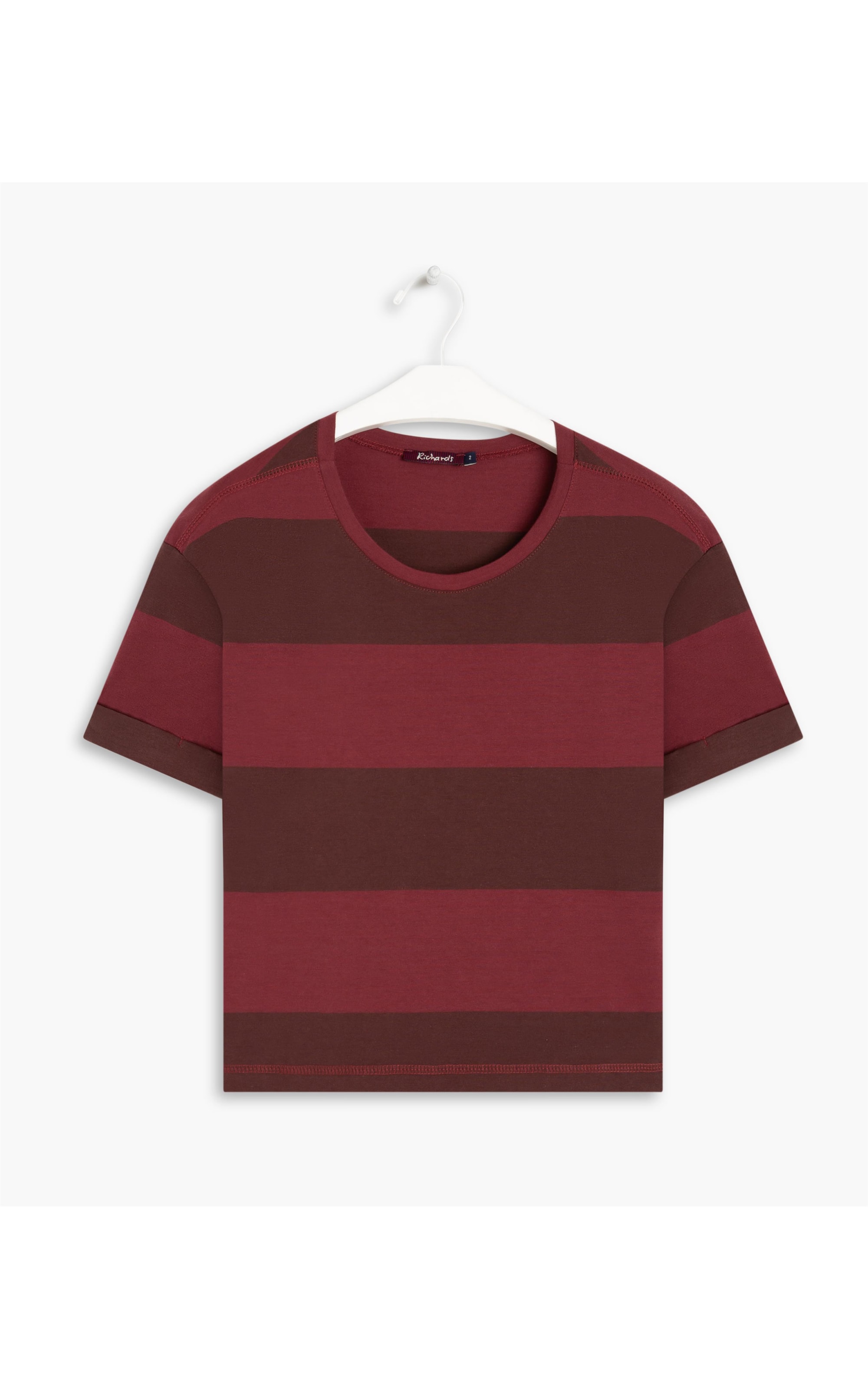   Blusa Maisa Listrada  Bordeaux