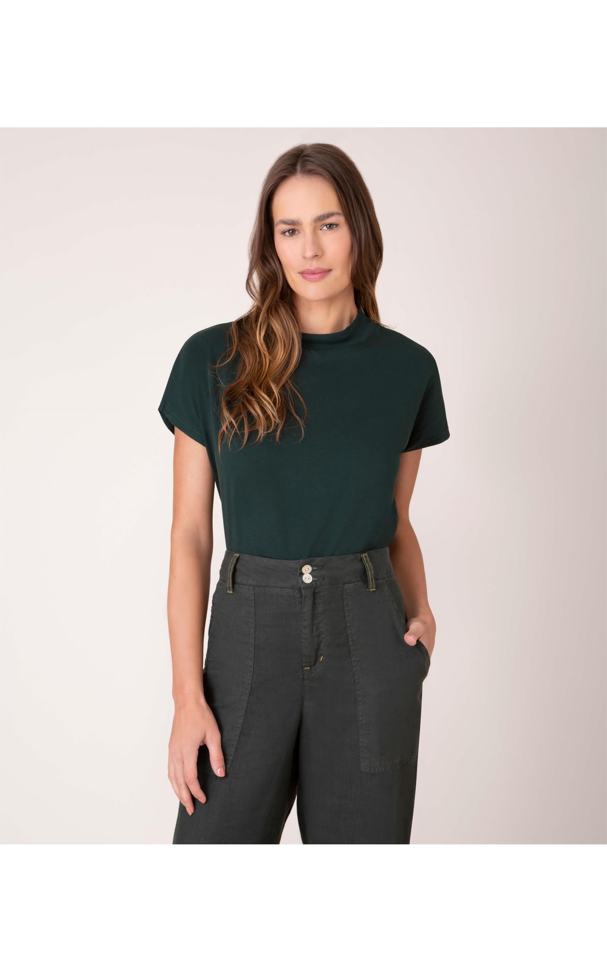 Blusa Mari Gd Verde Militar