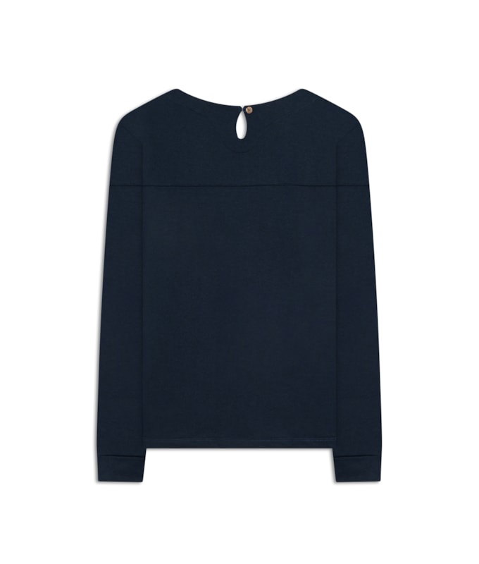Blusa Marie Ml Dark Navy