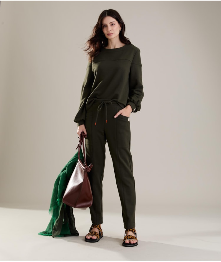 Blusa Marie Ml Verde Militar