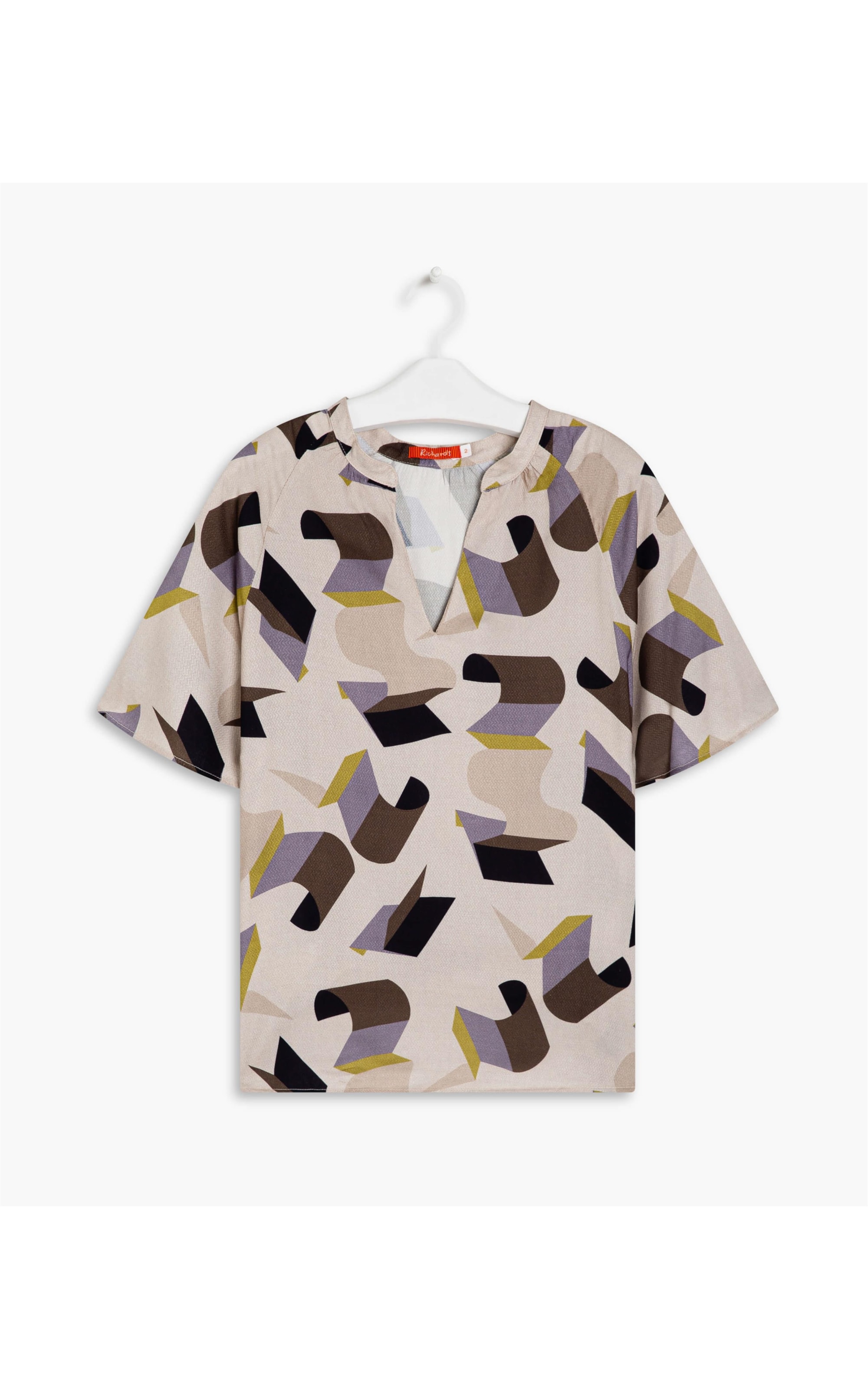 Blusa Marina Est.Gravataria Natural