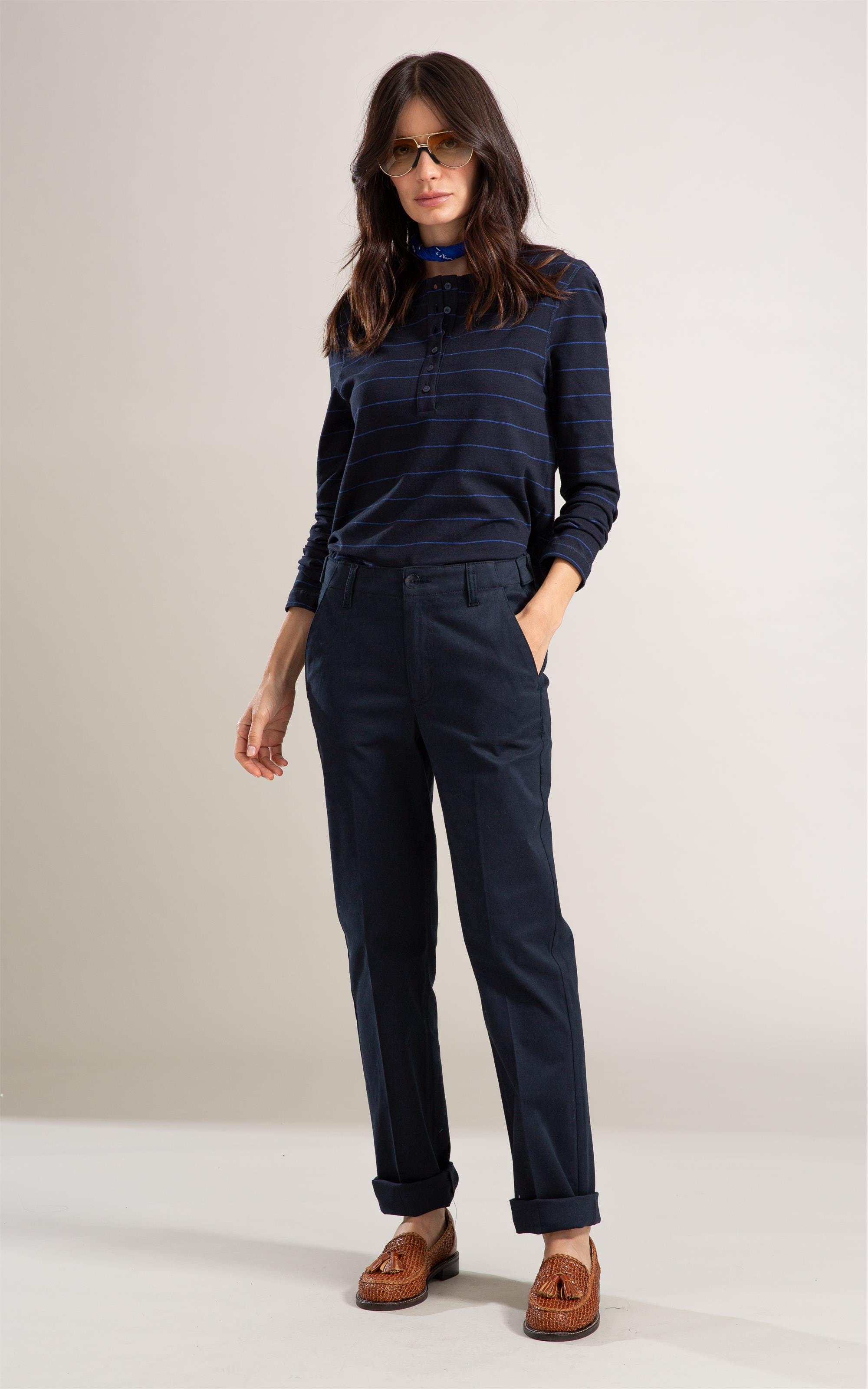 Blusa Mauna Listrada Dark Navy