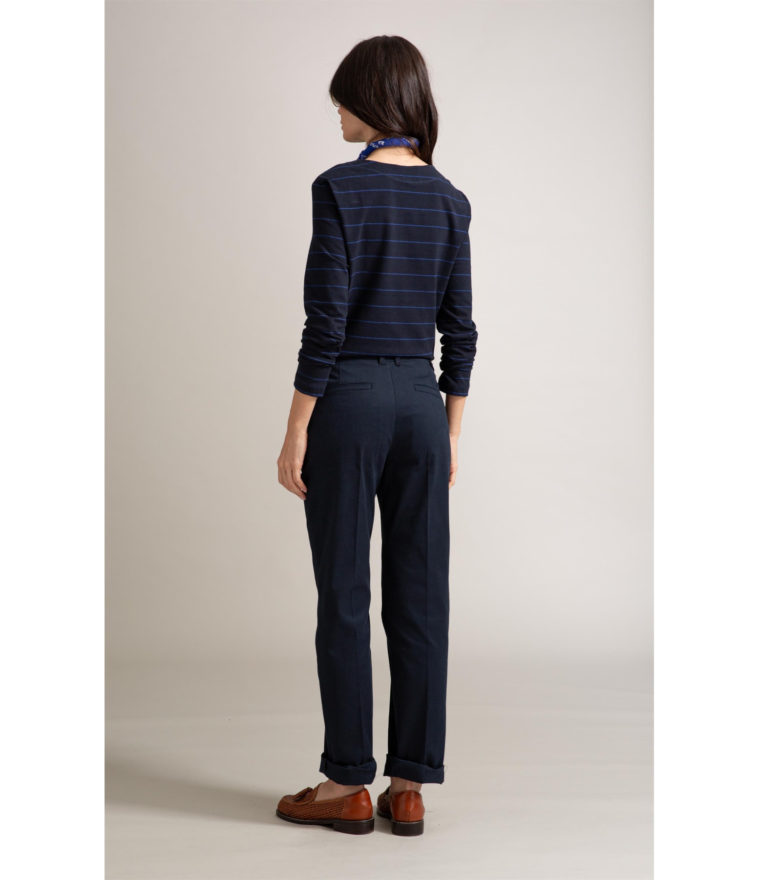 Blusa Mauna Listrada Dark Navy