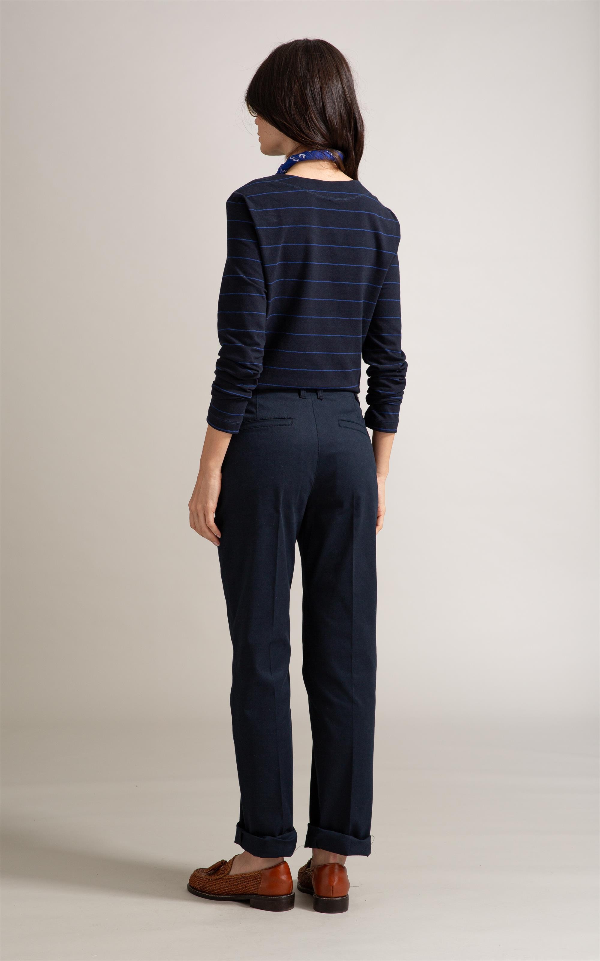 Blusa Mauna Listrada Dark Navy