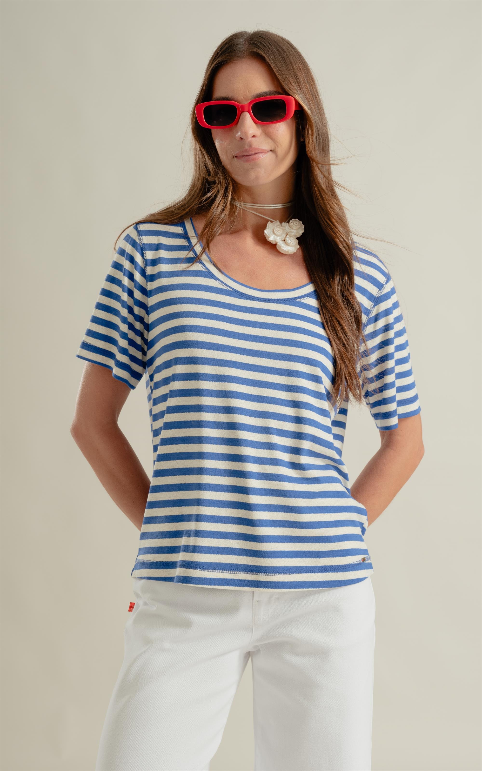 Blusa Mia Azul Bic