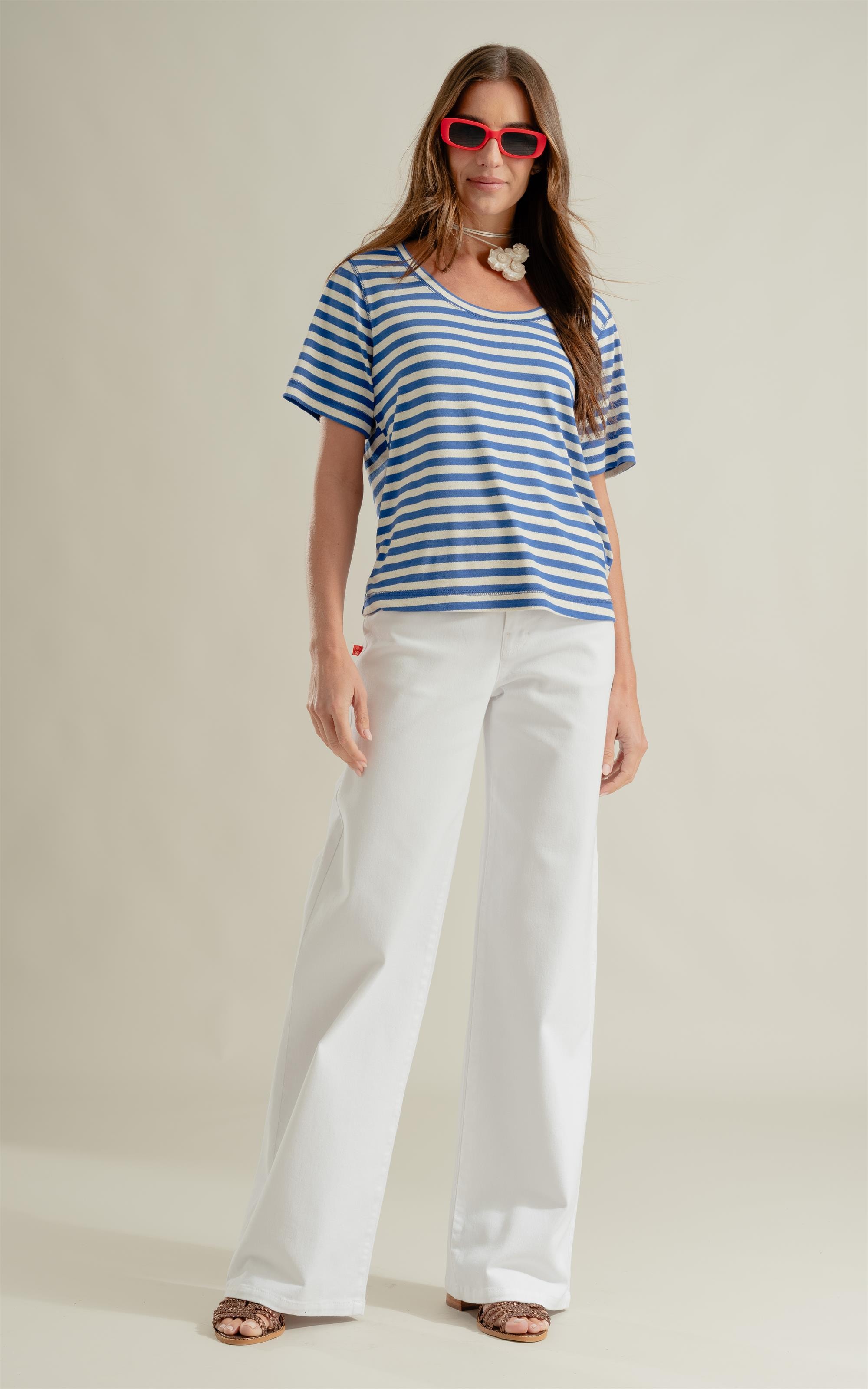 Blusa Mia Azul Bic
