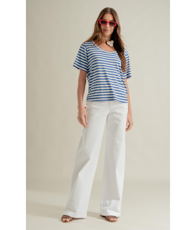 Blusa Mia Azul Bic