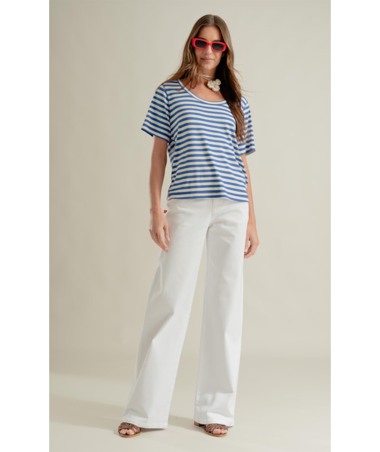 Blusa Mia Azul Bic