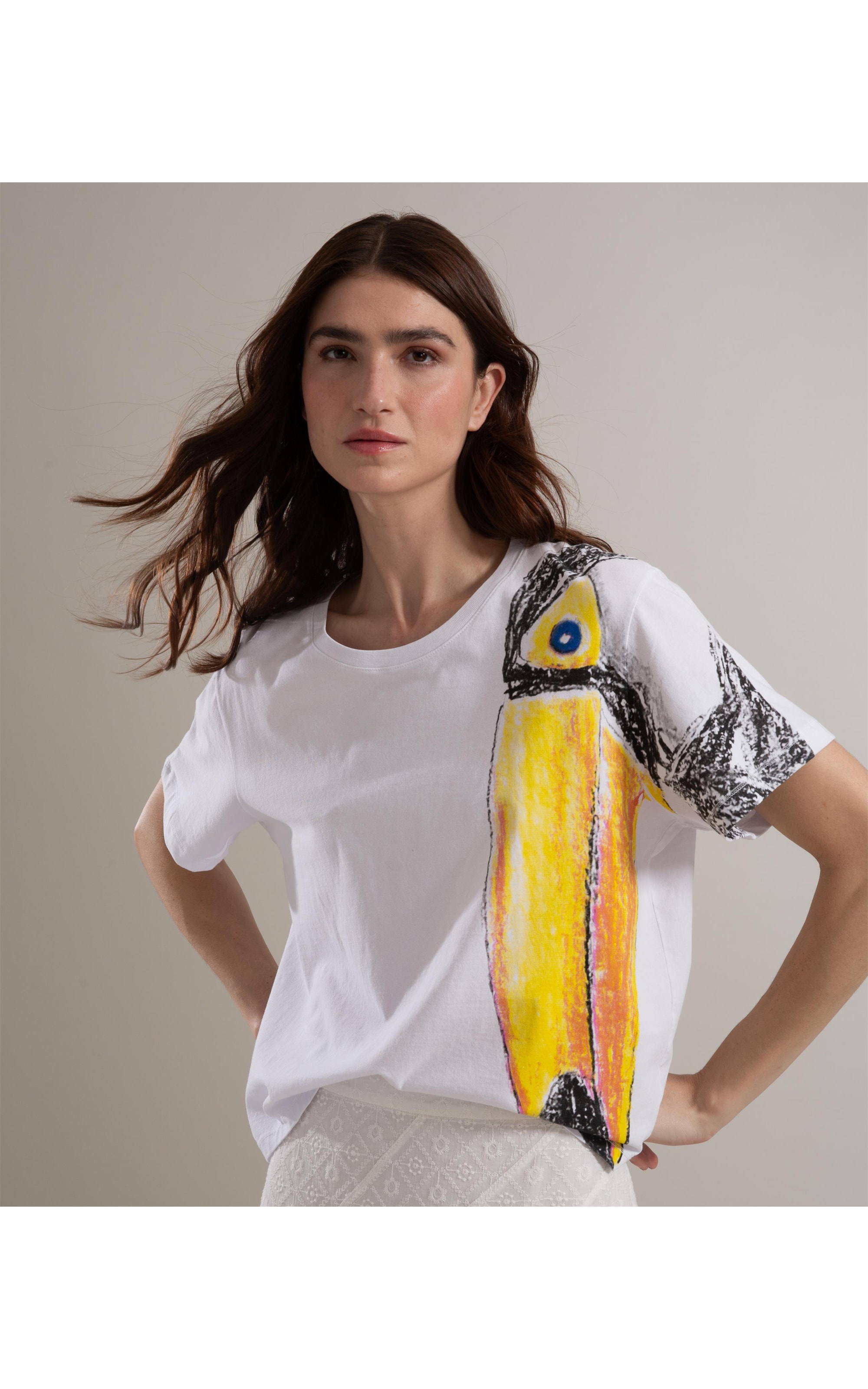 Blusa Mia Big Tucano Gd Off White