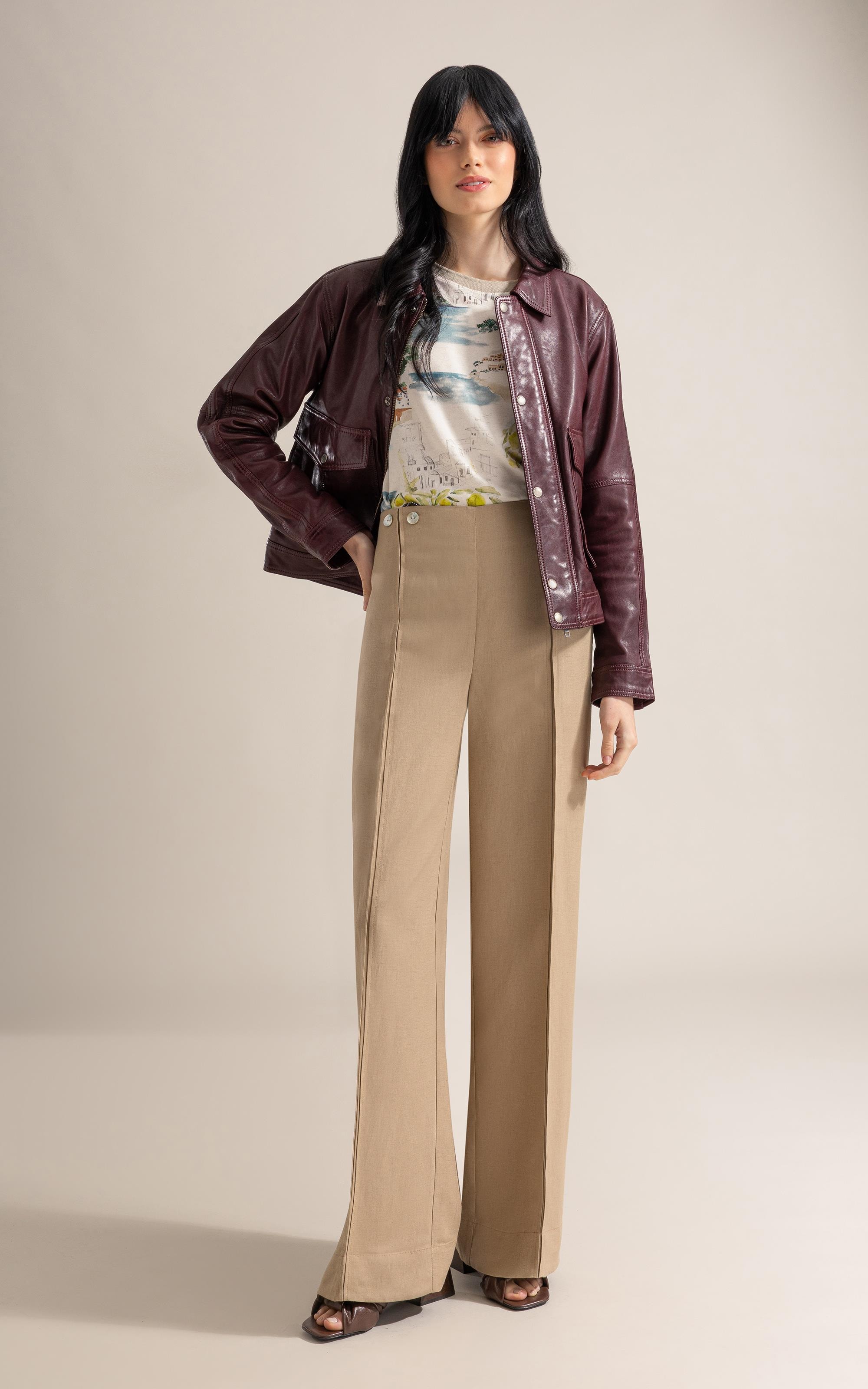 Blusa Mia Estampa Paesaggio Lb Natural