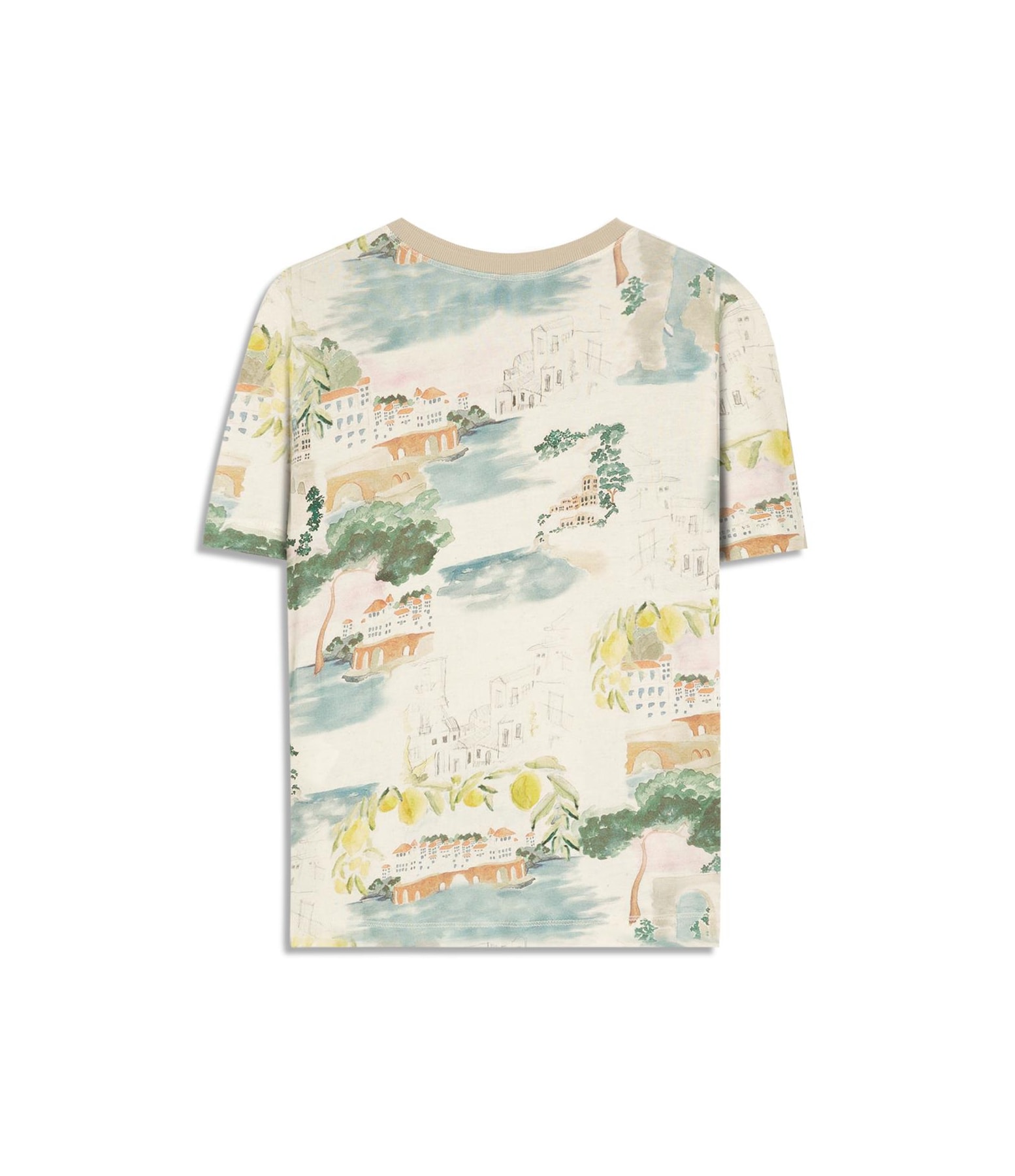 Blusa Mia Estampa Paesaggio Lb Natural