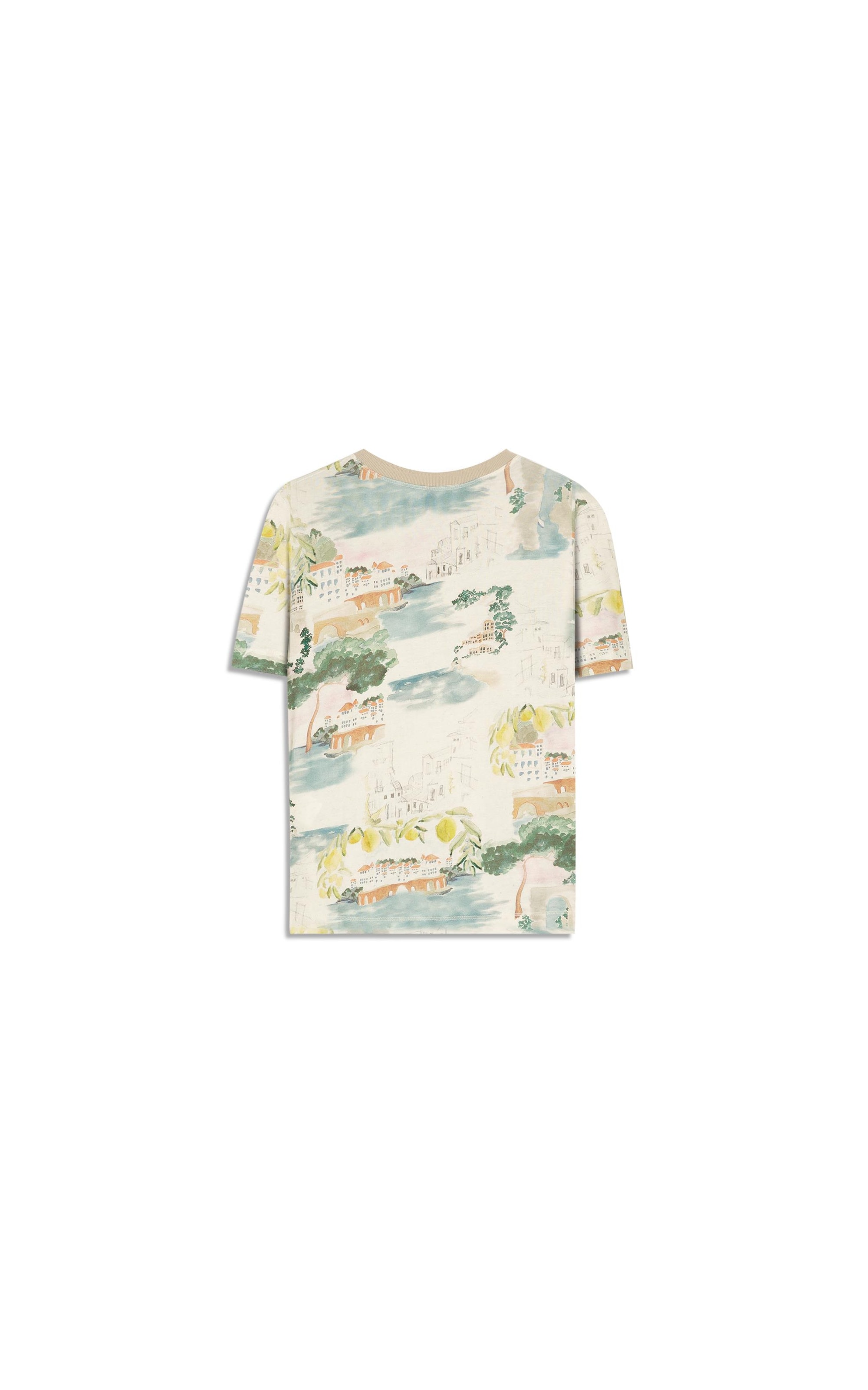 Blusa Mia Estampa Paesaggio Lb Natural