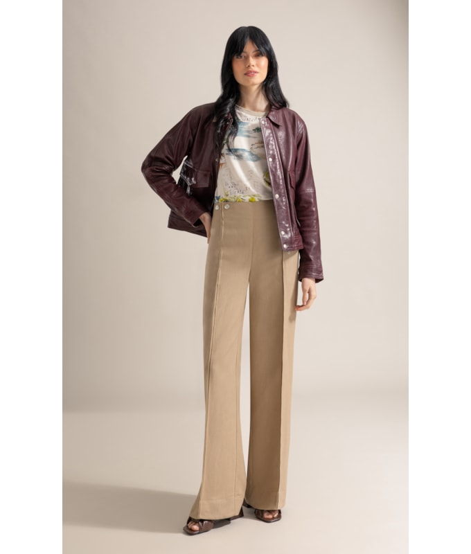 Blusa Mia Estampa Paesaggio Lb Natural