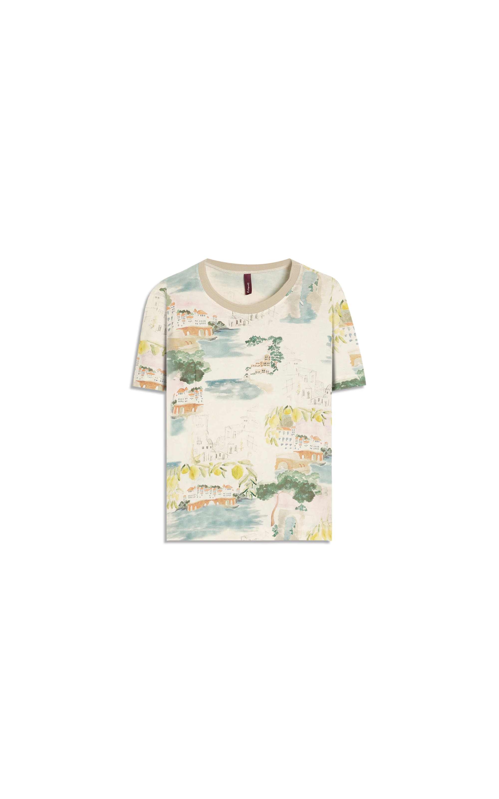 Blusa Mia Estampa Paesaggio Lb Natural