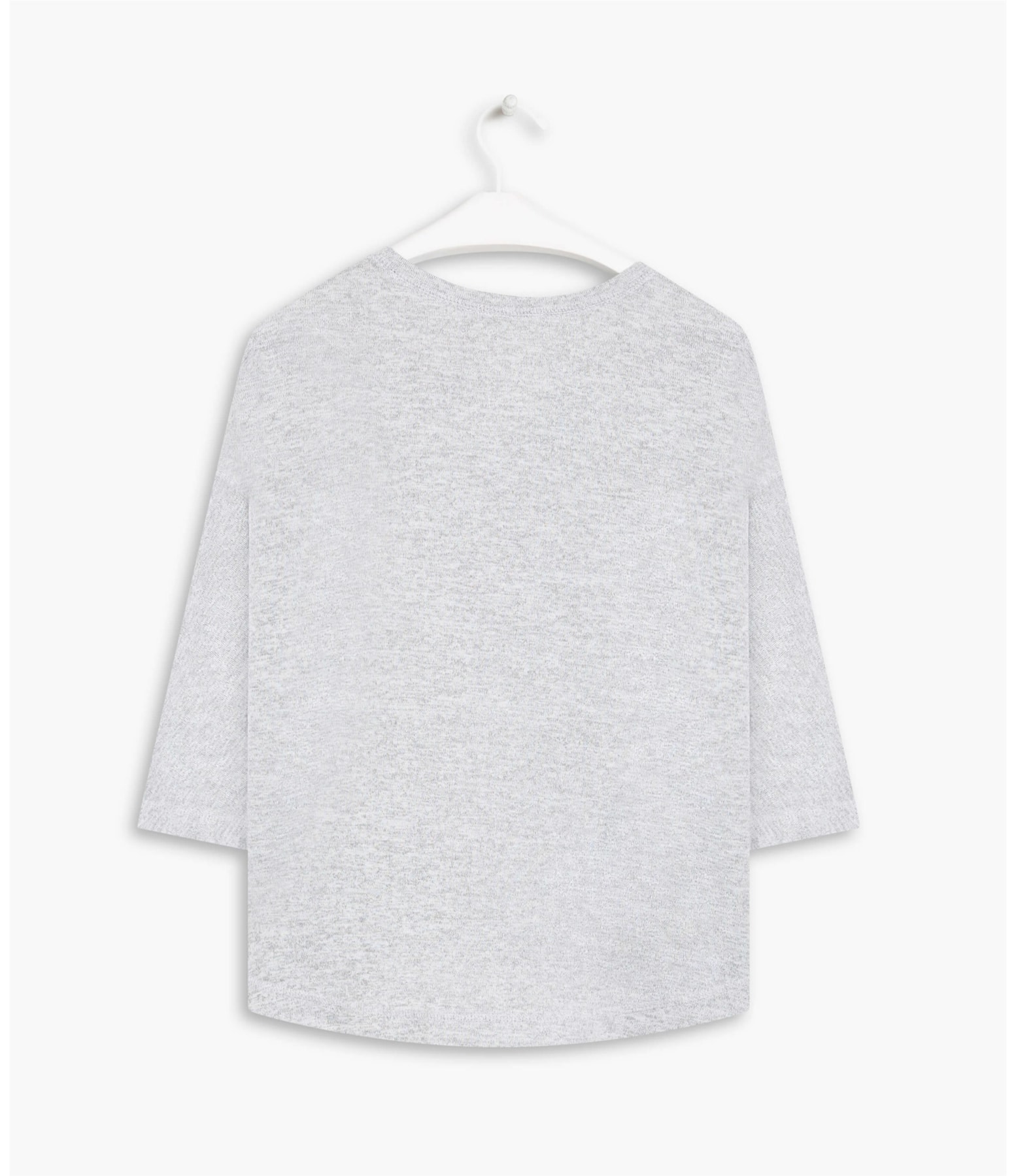 Blusa Mia Jersey Blend Cinza Mescla