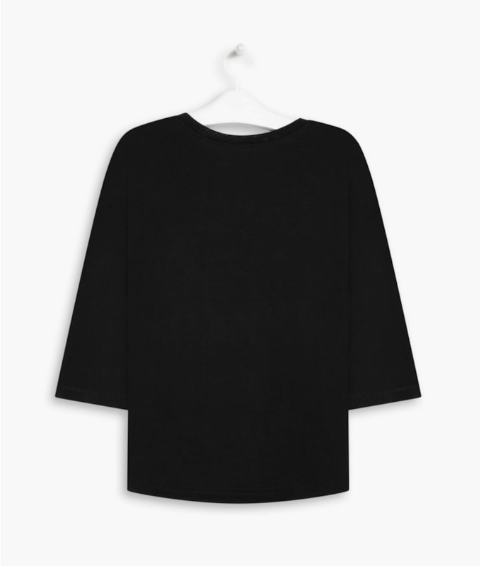 Blusa Mia Jersey Blend Preto