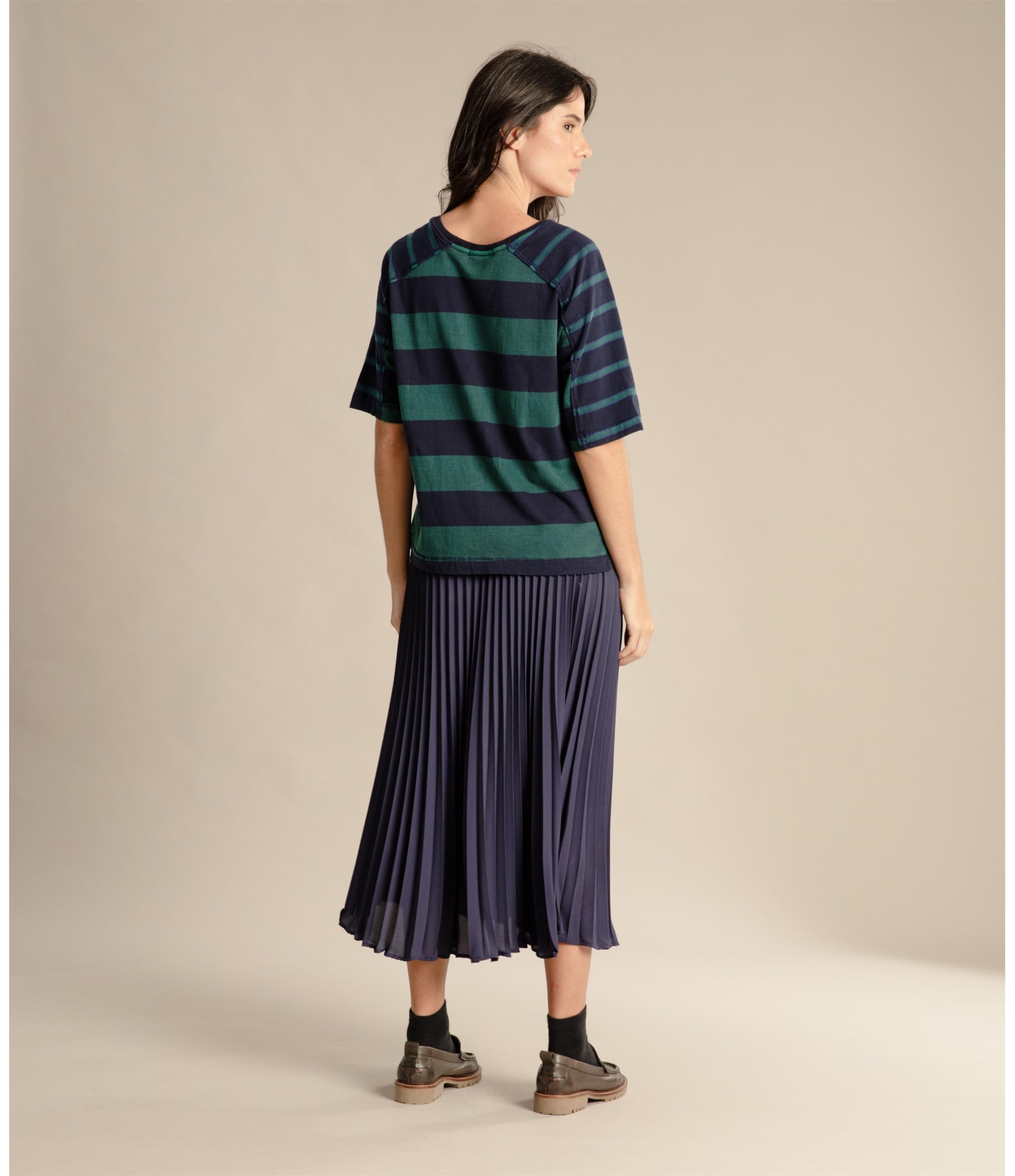Blusa Miki Listrada Gd Dark Navy