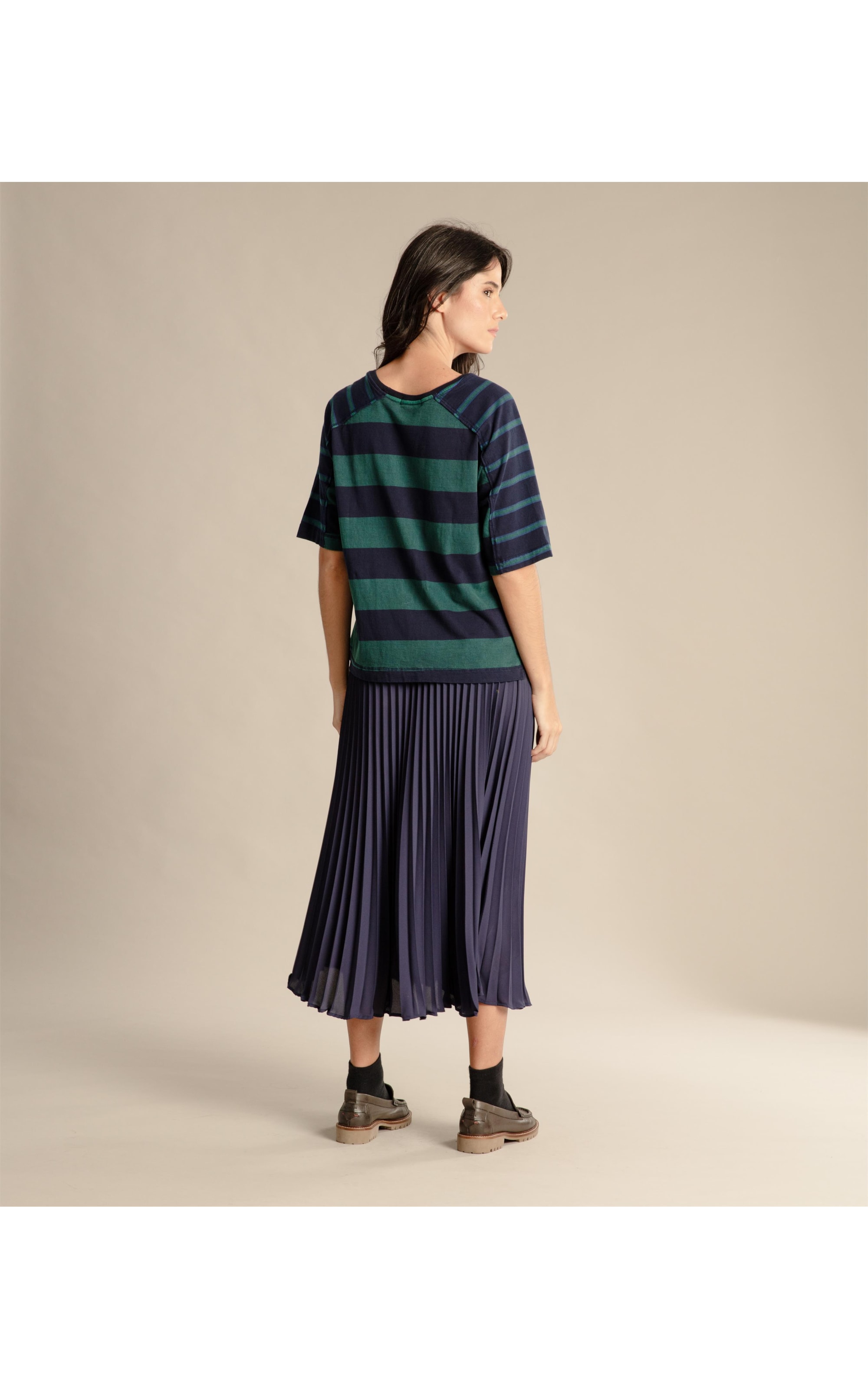 Blusa Miki Listrada Gd Dark Navy