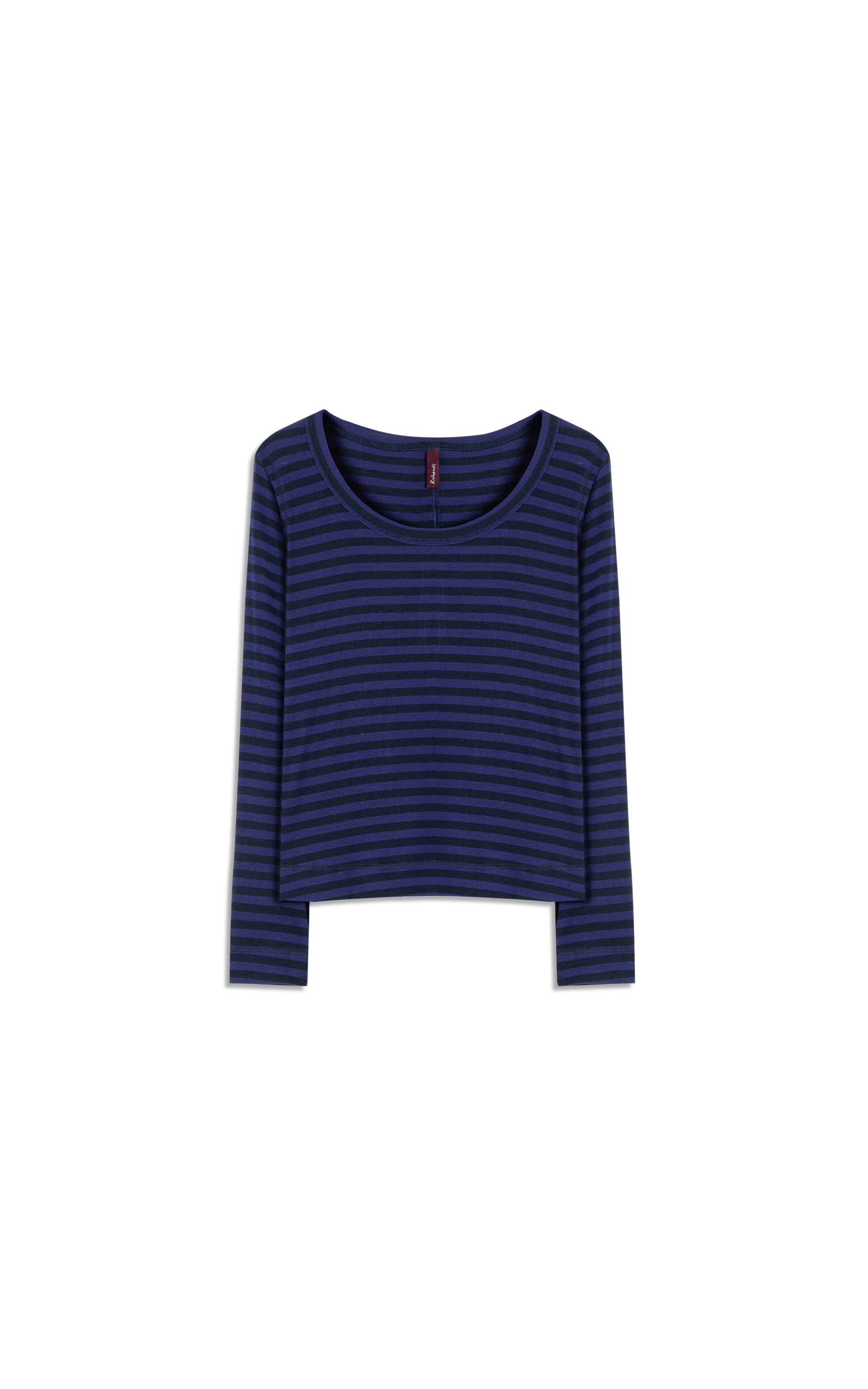 Blusa Mimo Bordado Limoni Listrada Ml Dark Navy