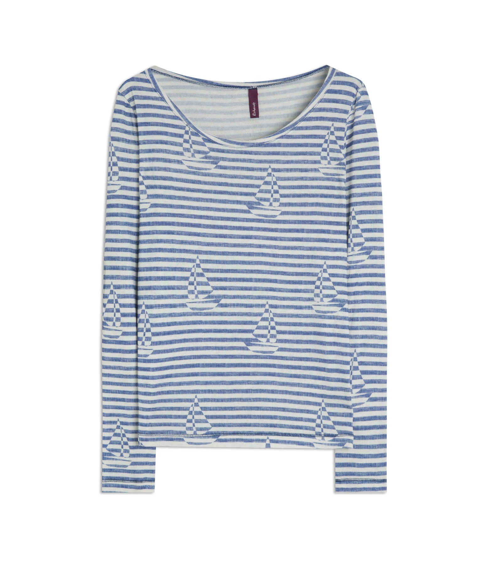 Blusa Mimo Estampa Sailer Stripes Lb Marinho