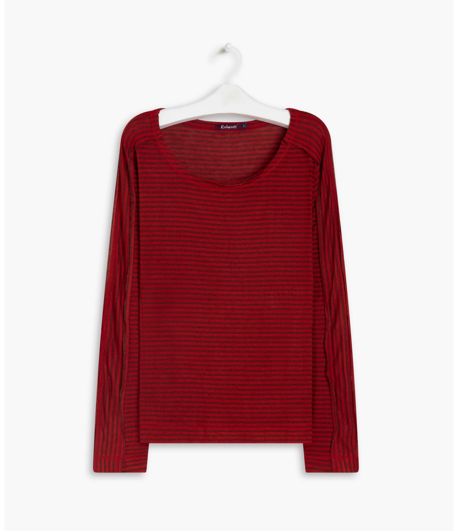 Blusa Mimo Listrada Cereja