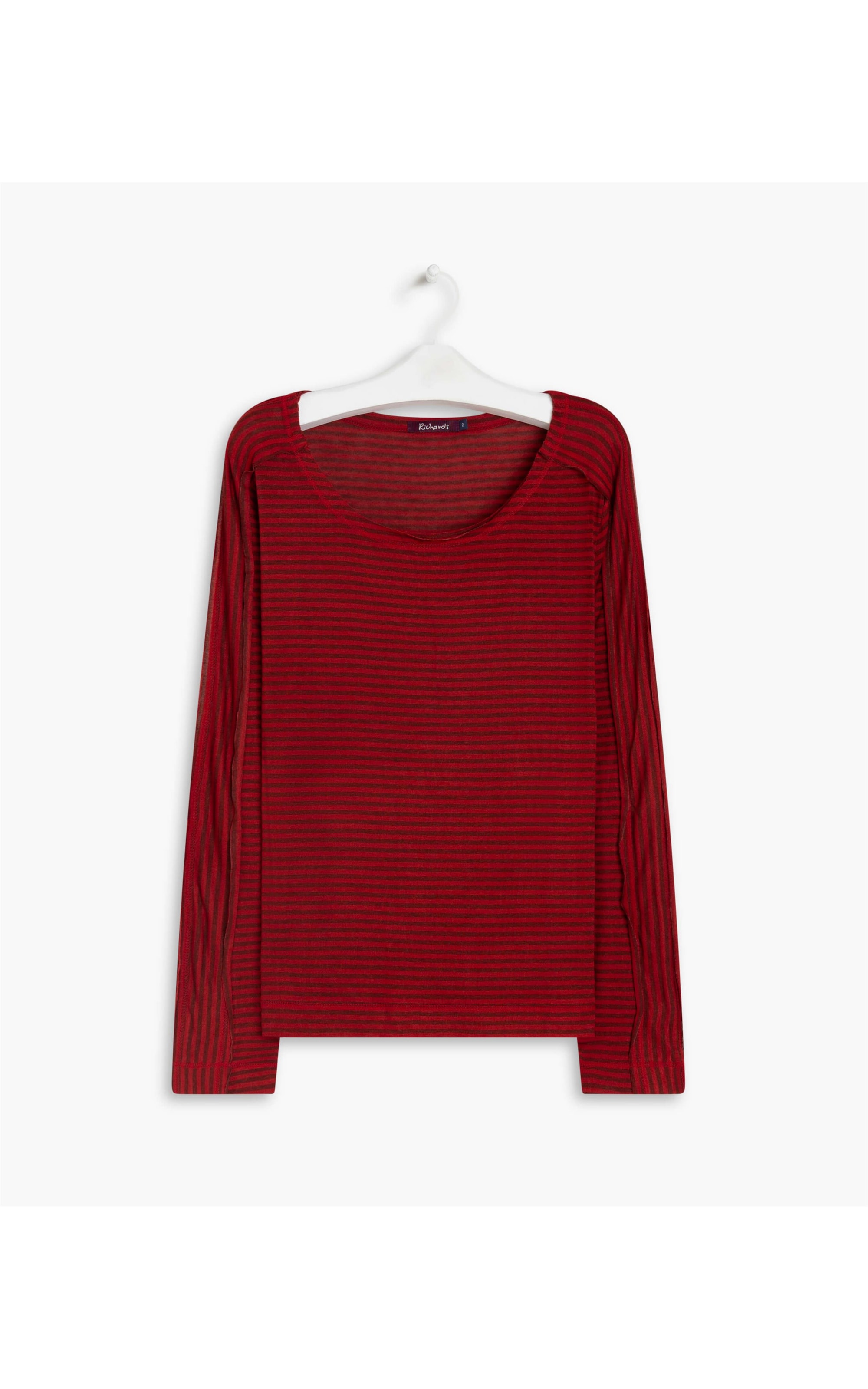 Blusa Mimo Listrada Cereja