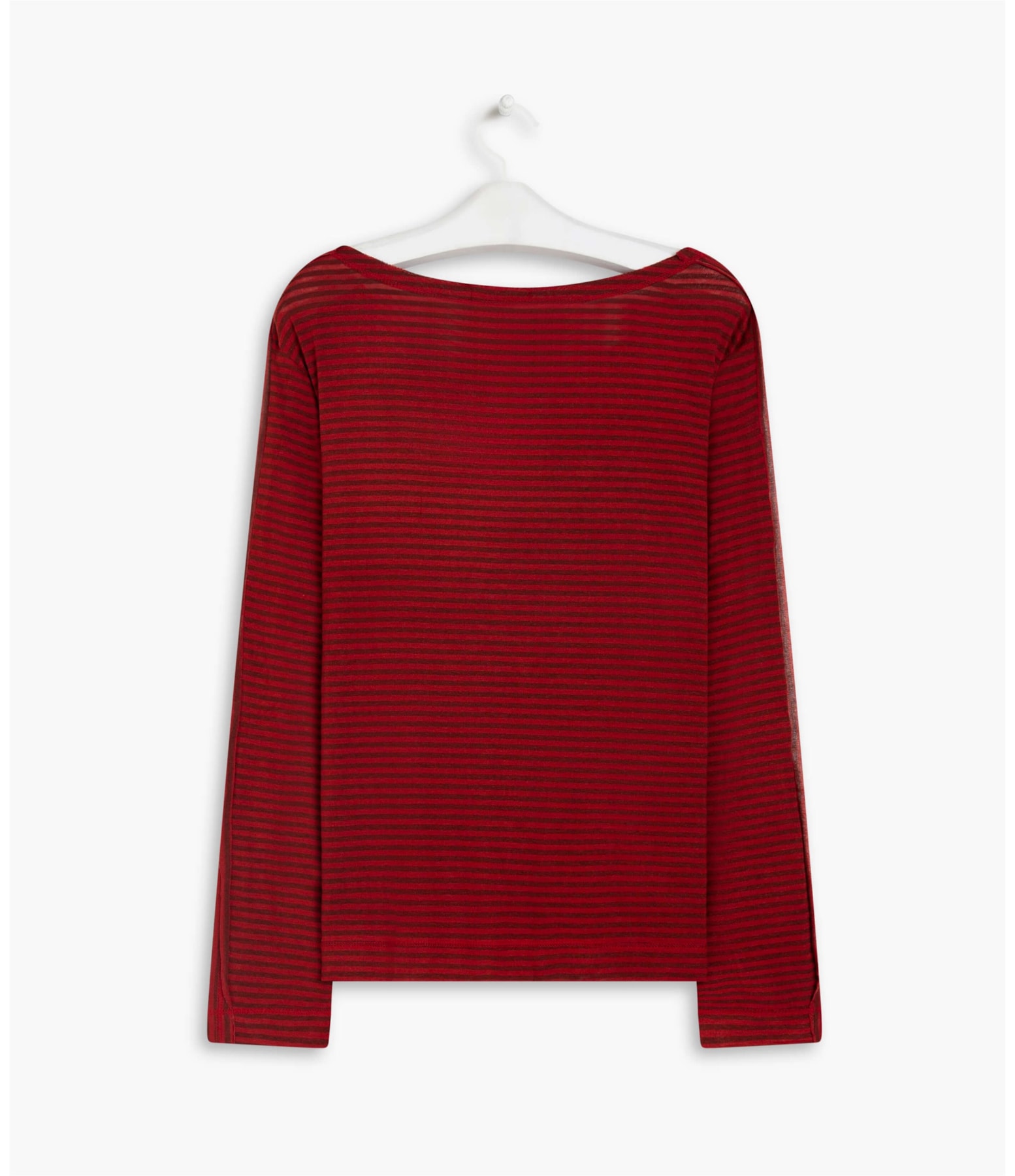 Blusa Mimo Listrada Cereja