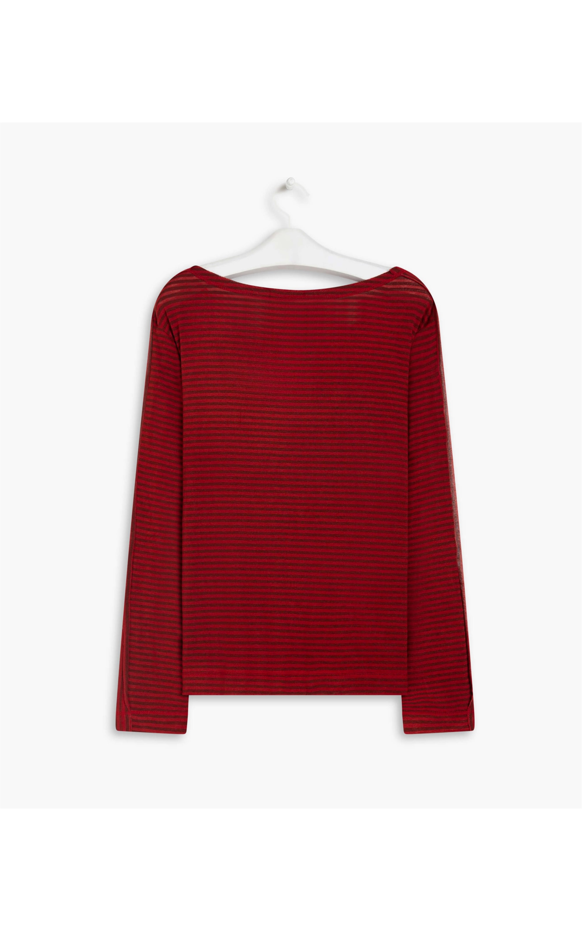 Blusa Mimo Listrada Cereja