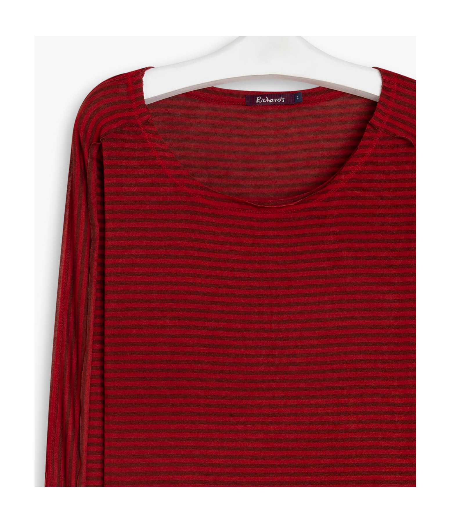 Blusa Mimo Listrada Cereja