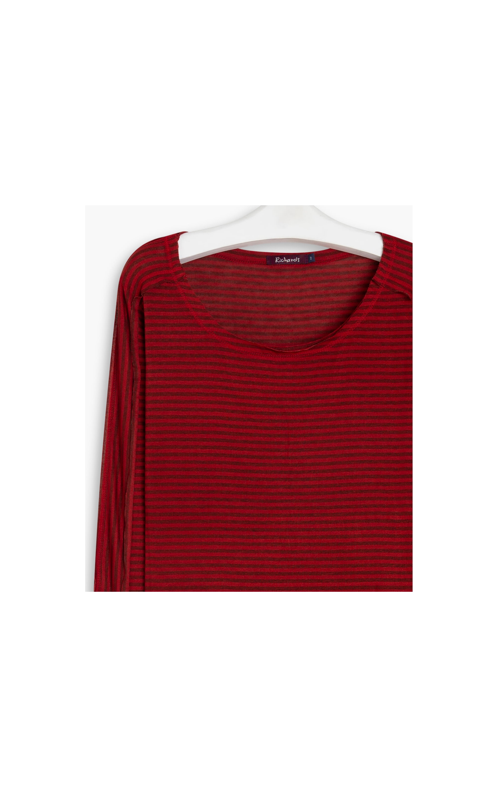 Blusa Mimo Listrada Cereja