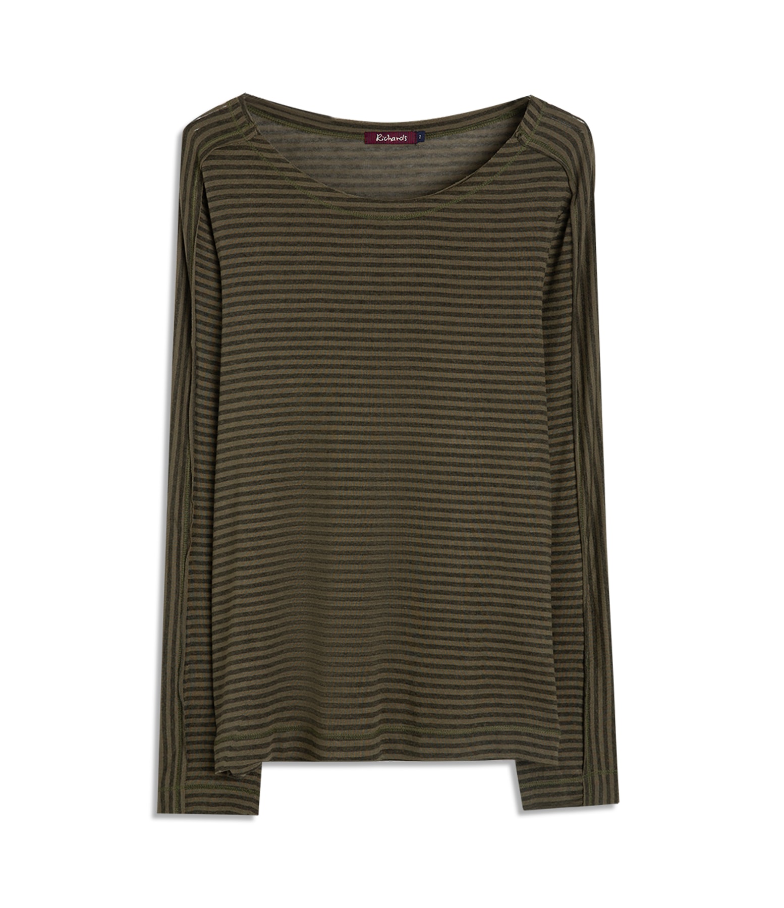Blusa Mimo Listrada Verde Militar
