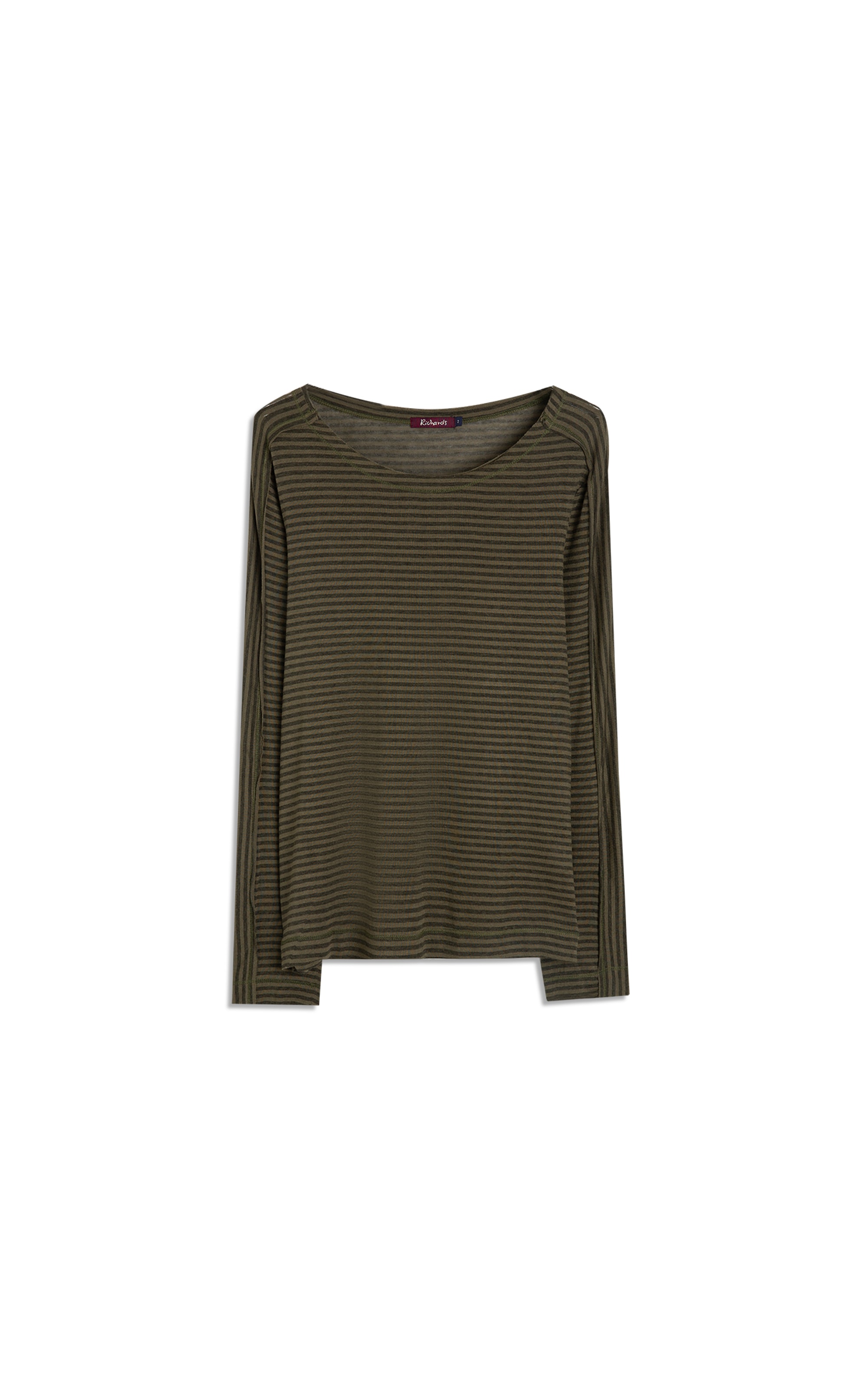 Blusa Mimo Listrada Verde Militar