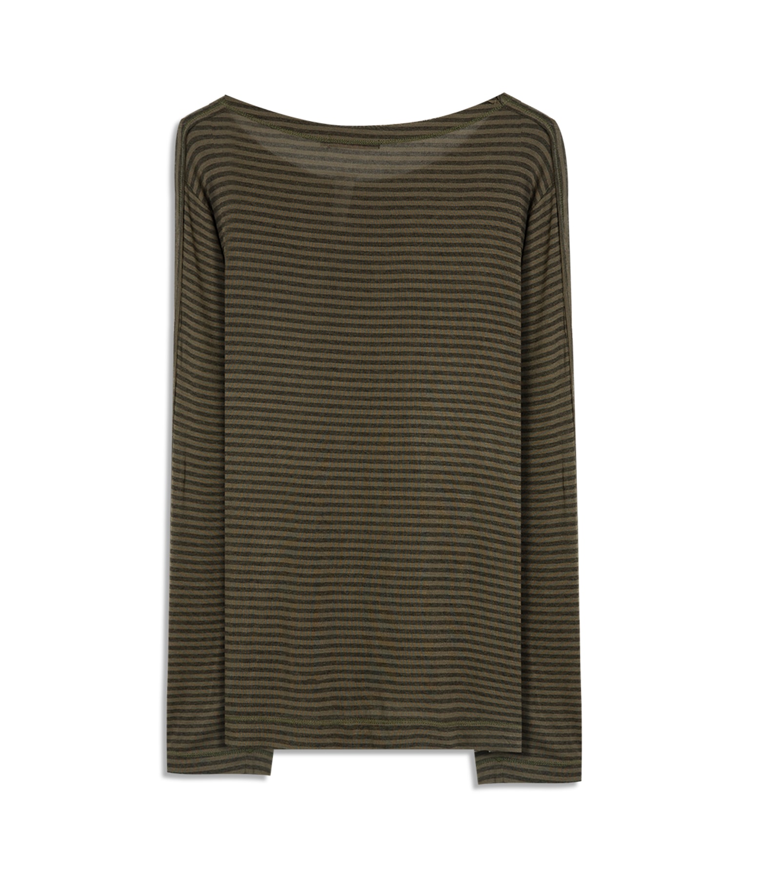 Blusa Mimo Listrada Verde Militar