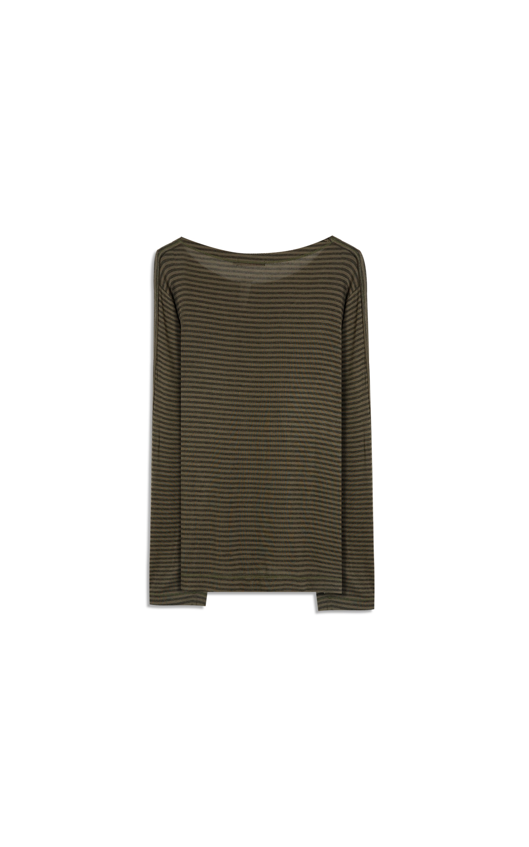 Blusa Mimo Listrada Verde Militar