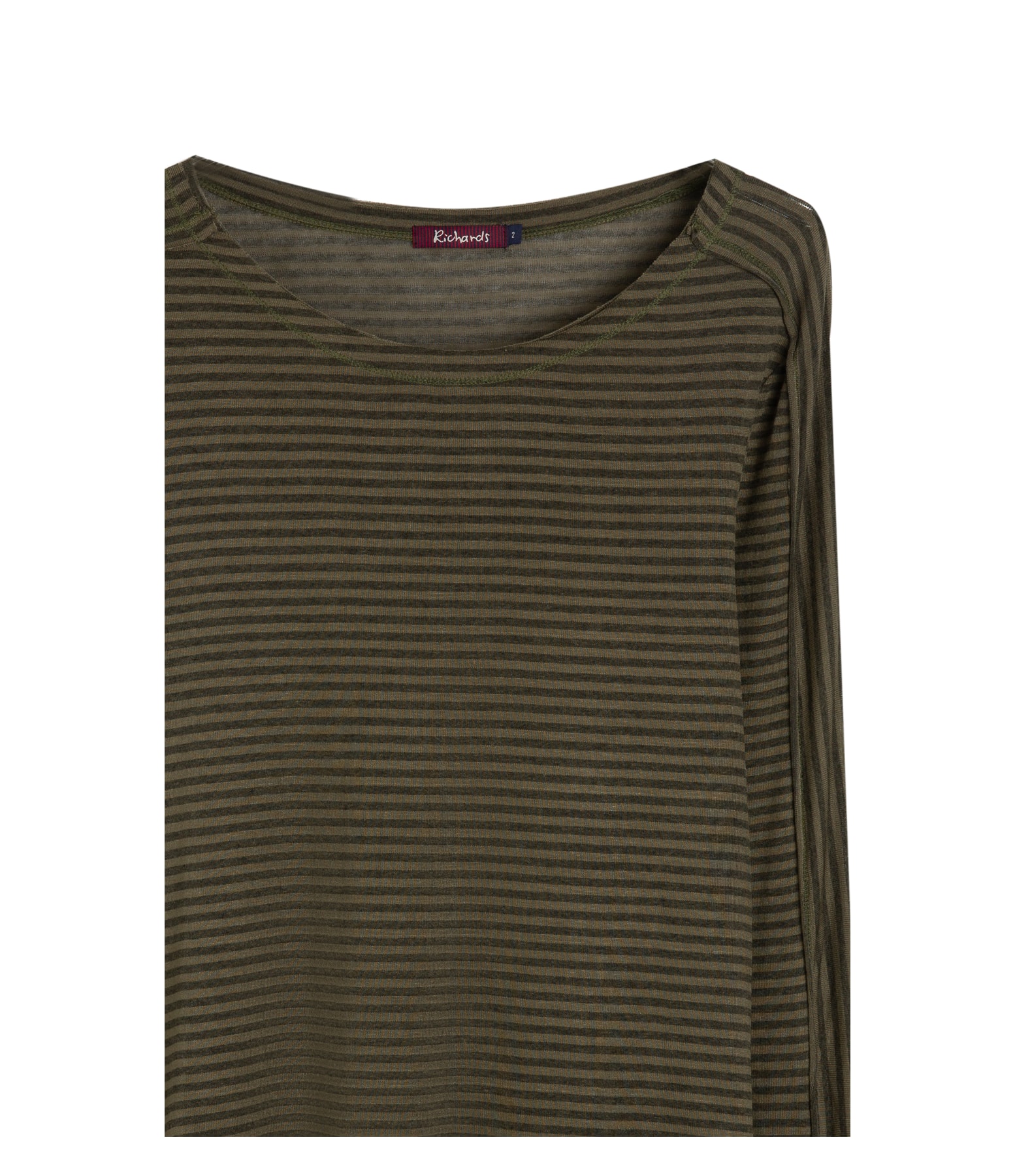 Blusa Mimo Listrada Verde Militar
