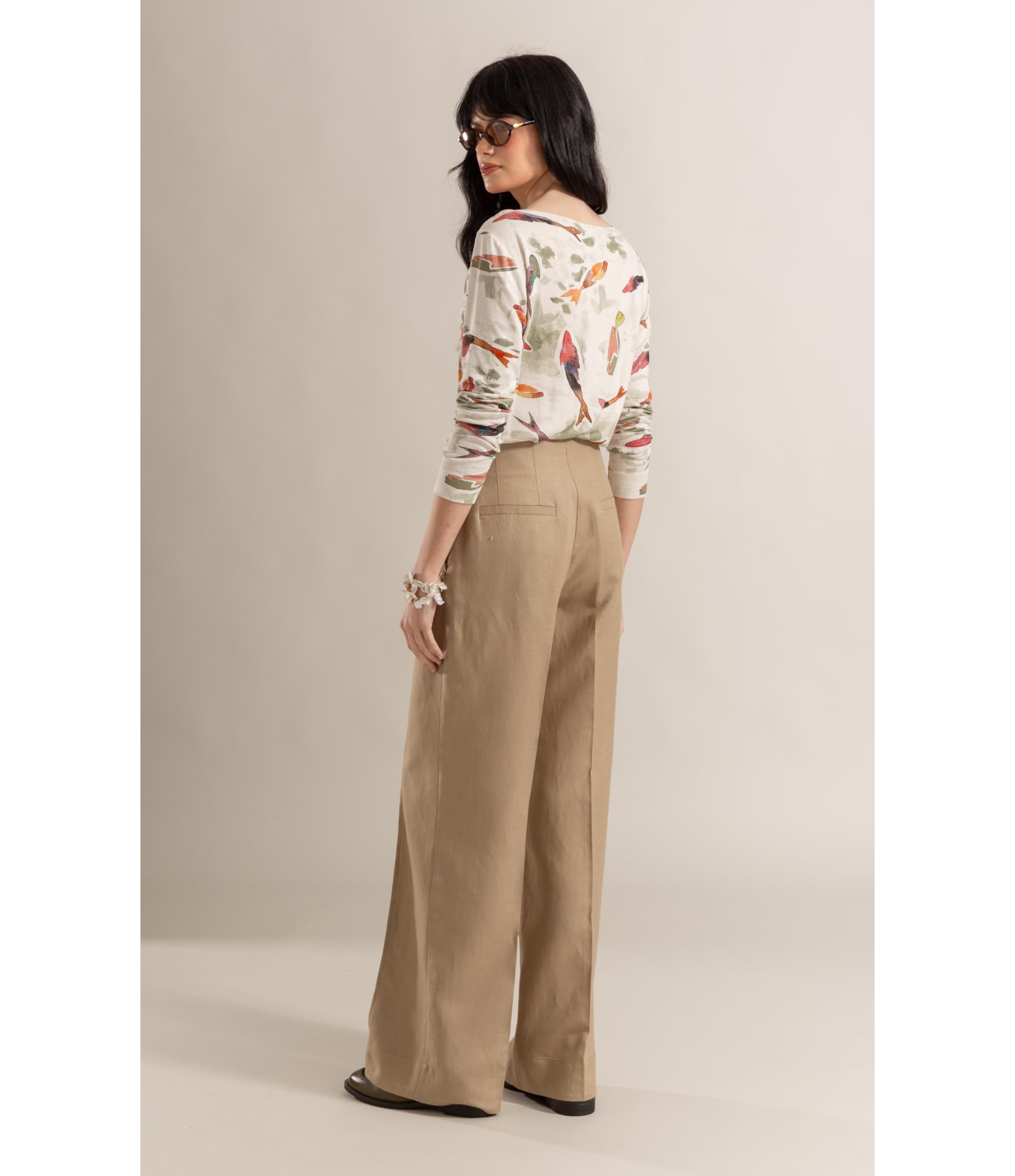 Blusa Misaki Decote  Verde Army