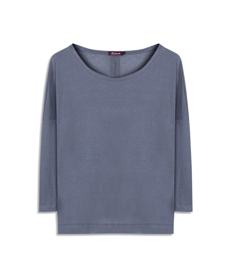 Blusa Miska Azul Medio