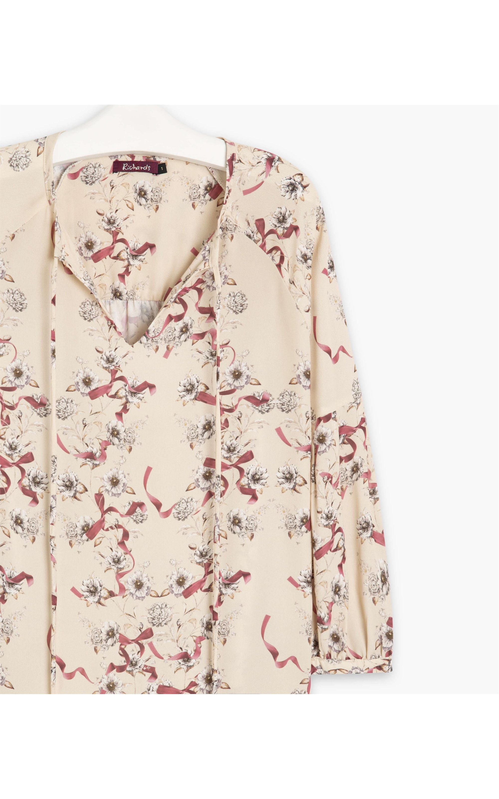 Blusa Misty Est Flores e Lacos Petroleo
