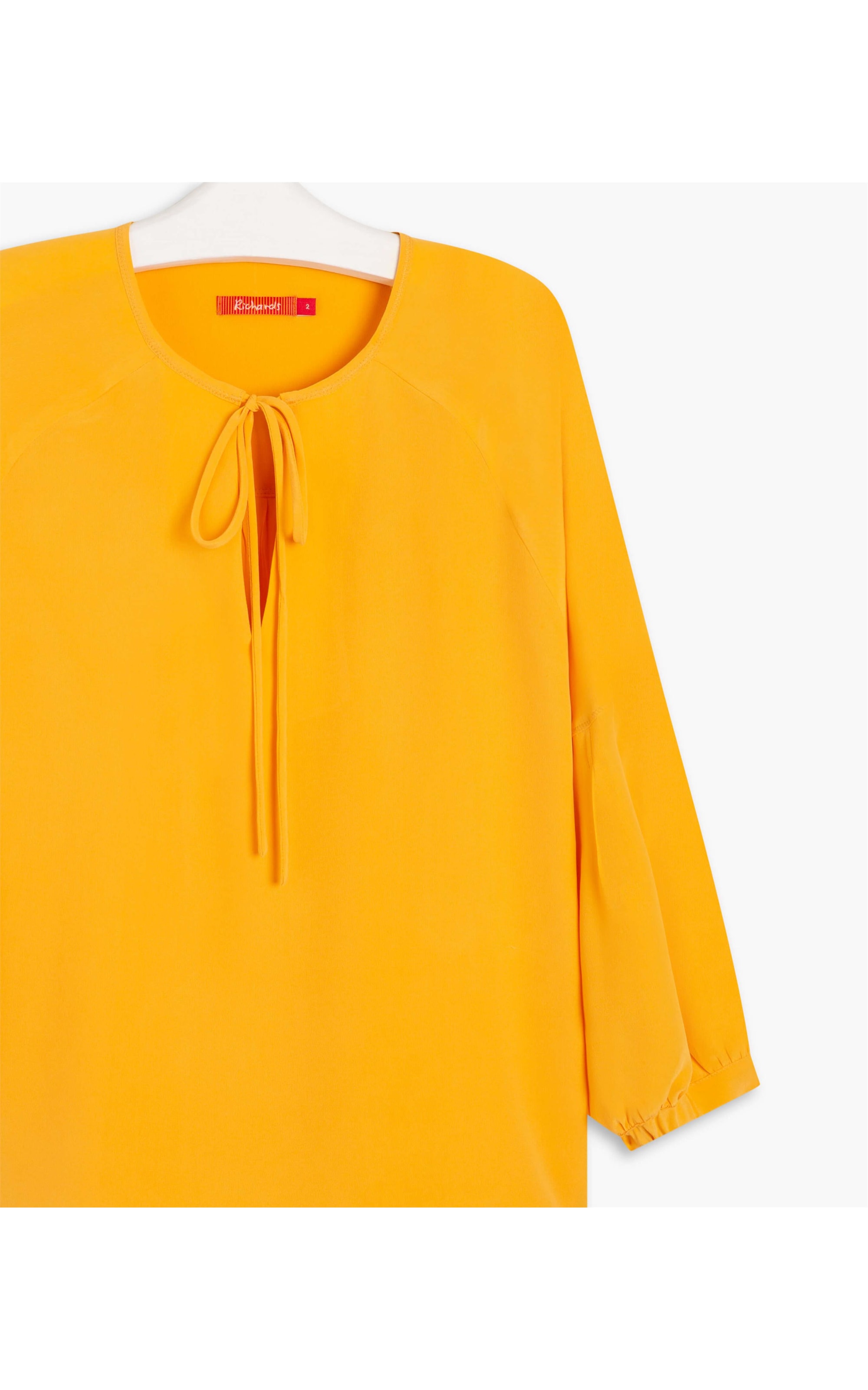 Blusa Misty Seda Lisa Mostarda