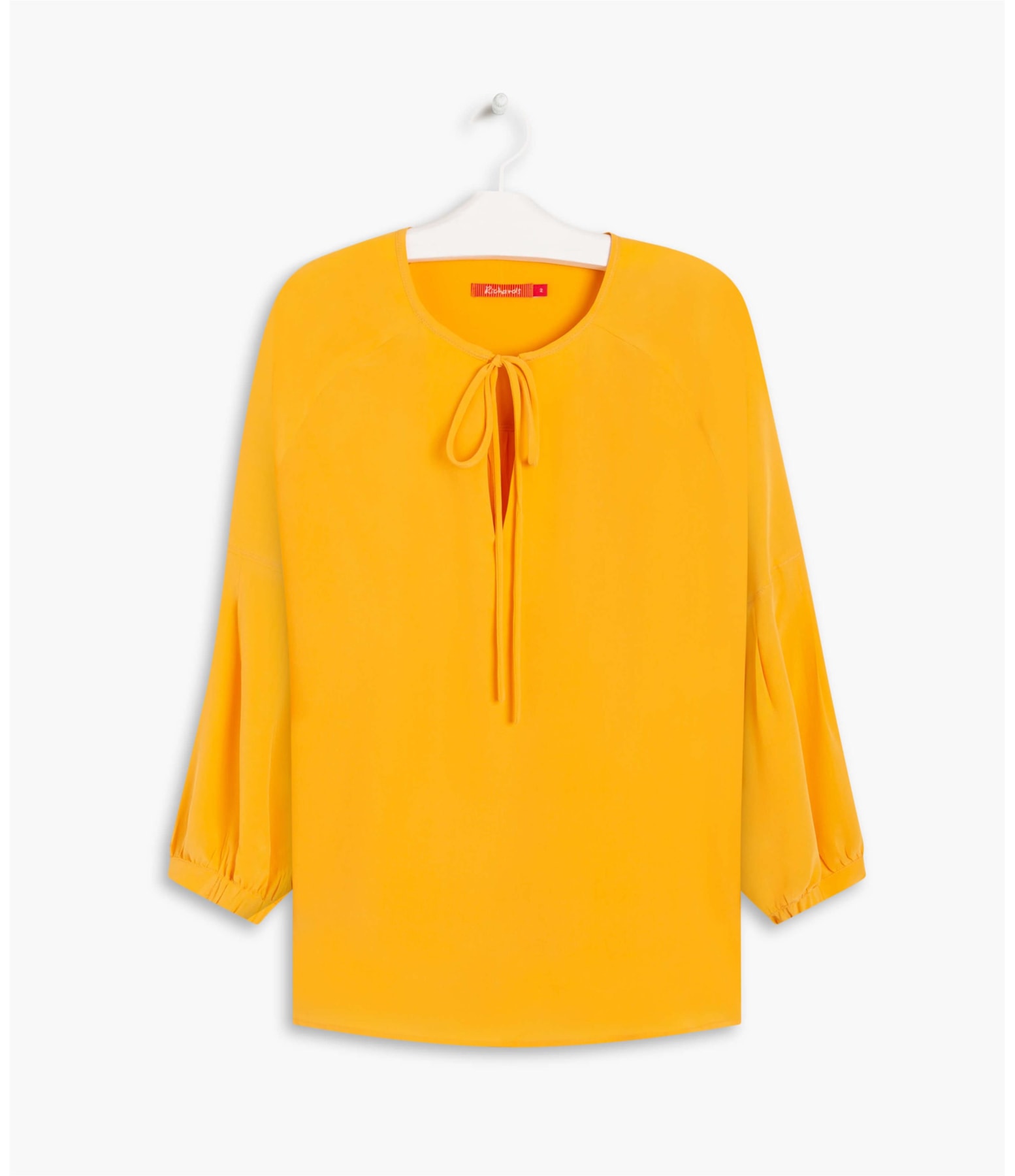 Blusa Misty Seda Lisa Mostarda