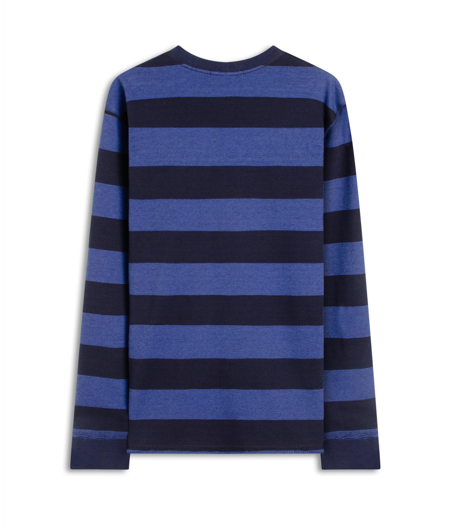 Blusa Moletom Listrado Amaala Azul Bic