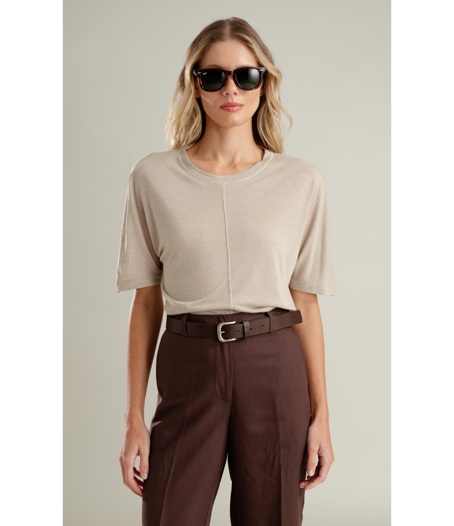 Blusa Morgana Liso Lb Natural