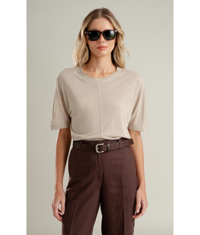 Blusa Morgana Liso Lb Natural