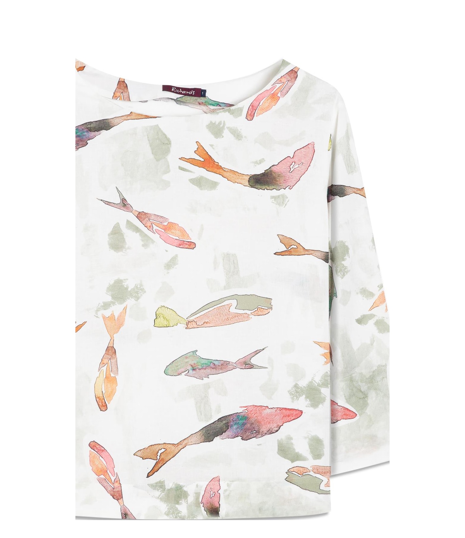 Blusa Nadine Pesce Linho Blend Verde Army